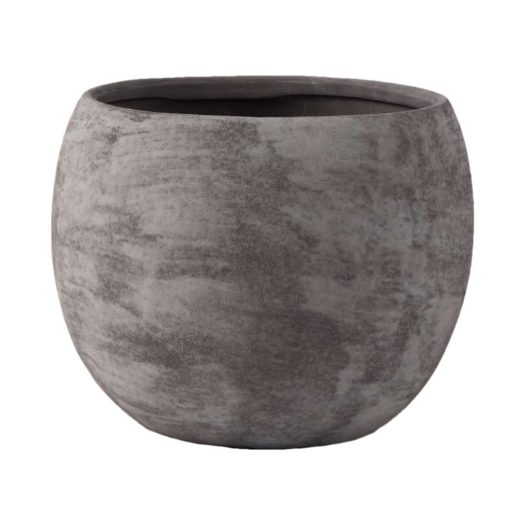 Charcoal Grey Ceramic Plant Pot