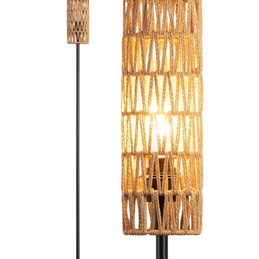 Rattan Floor Lamp for Living Room