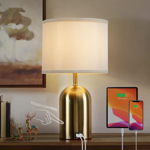 GyroVu dimmable bedside lamp with usb port Dimmable Bedside Lamp with Usb Port
