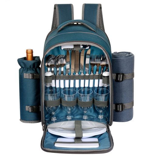 Hap Tim picnic basket backpack for 4 Picnic Basket Backpack for 4