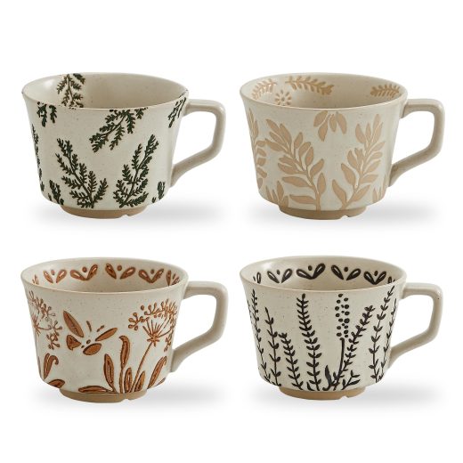 Swuut set of 4 vintage ceramic coffee Set of 4 Vintage Ceramic Coffee Cups