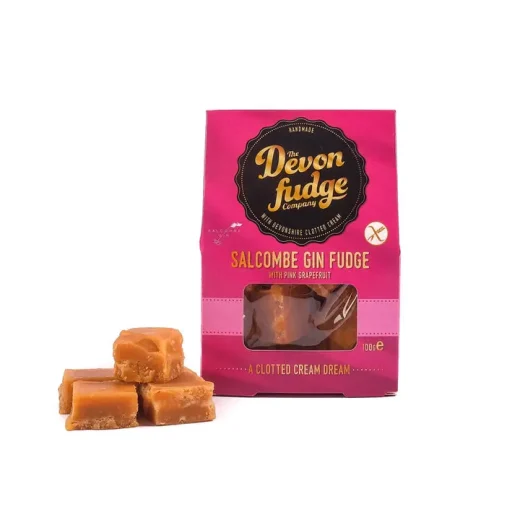 Salcombe Gin and Pink Grapefruit Fudge