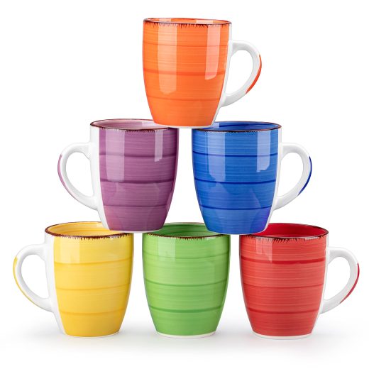 vancasso set of 6 coffee mugs Set of 6 Coffee Mugs