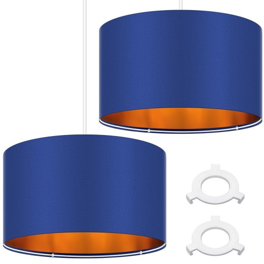 Weewooday blue fabric lampshade Blue Fabric Lampshade