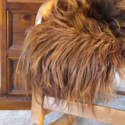Icelandic Sheepskin in Chestnut