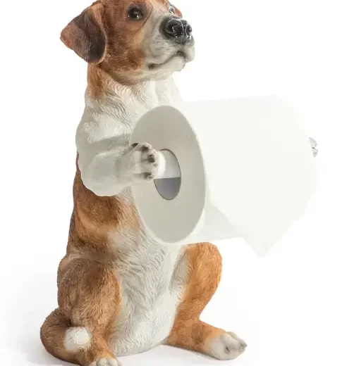Helpful Hound Toilet Roll Holder