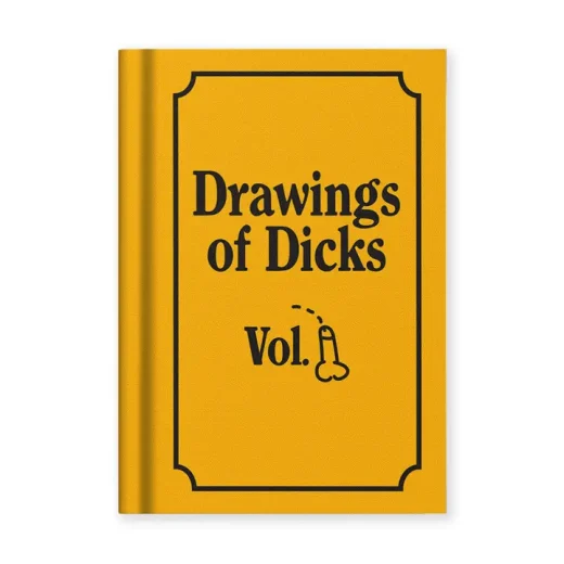 Drawings of Dicks A7 Fabric Hardback Notebook