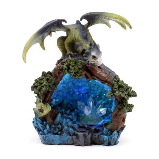 Baby Dragon LED Woodland Crystal Den