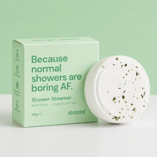 Eucalyptus & menthol shower steamer by steami
