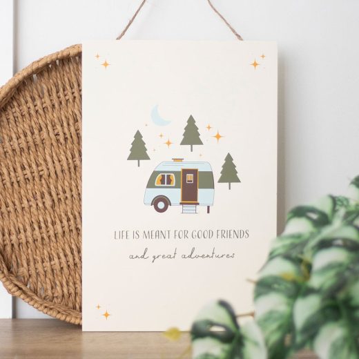 Something Different good friends and great adventures Good Friends and Great Adventures Hanging Sign