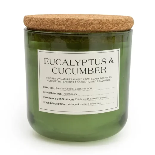 Luxury Eucalyptus & Cucumber Candle u2013 Candlelight Home Luxury eucalyptus & cucumber candle by Candlelight Home