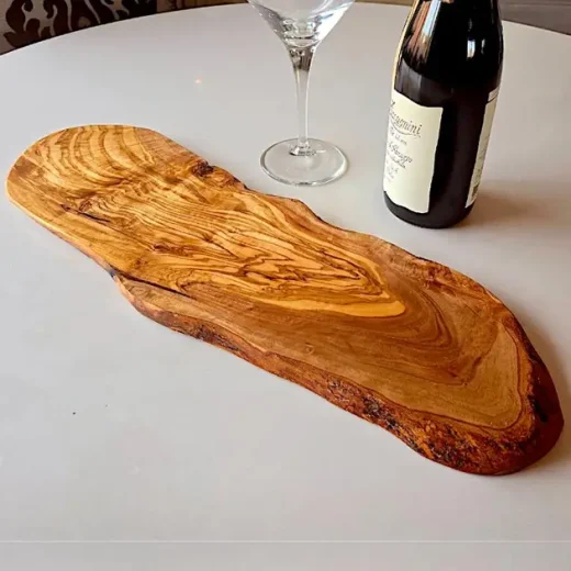 Olive Wood 40 Cm Rustic Cutting Board u2013 Oliveart Olive wood 40 cm rustic cutting board by Oliveart
